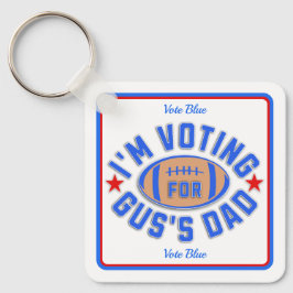 Llavero Votaré por el papá de Gus