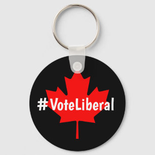 Llavero #VoteLiberal Canadá Fiesta liberal etiqueta de te