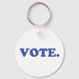 Llavero voto - blanco azul