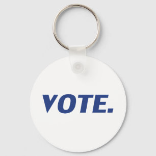 Llavero voto - blanco azul