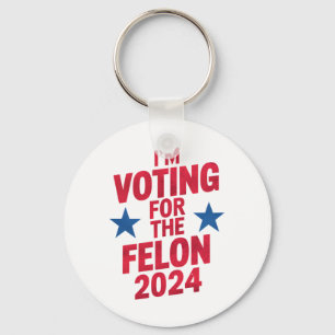 Llavero Voto por el convicto Felon Pro Trump 2024