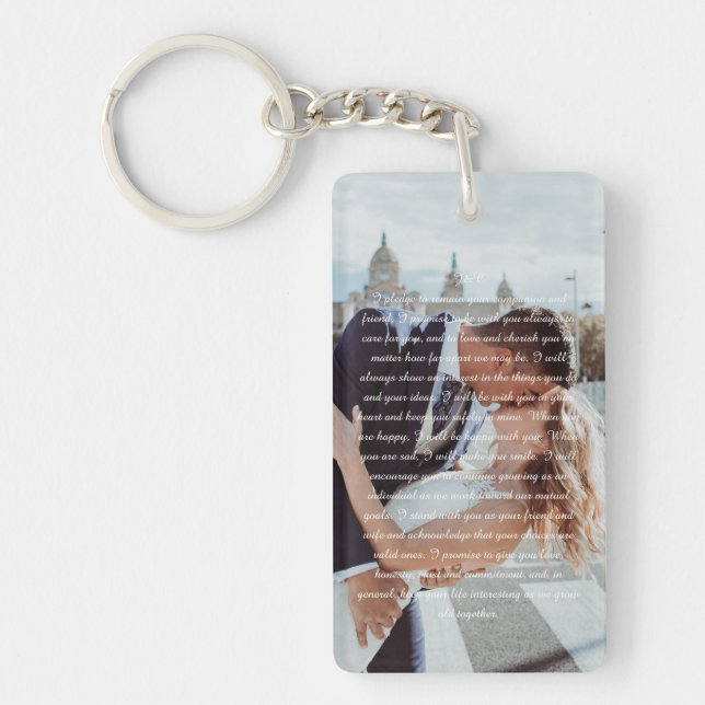 Llavero Votos de Boda (Frente)