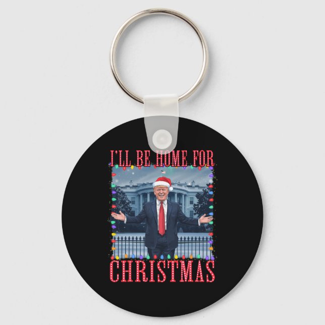 Llavero Voy A Ser Casa De Los Navidades Santa Funny Trump  (Anverso)