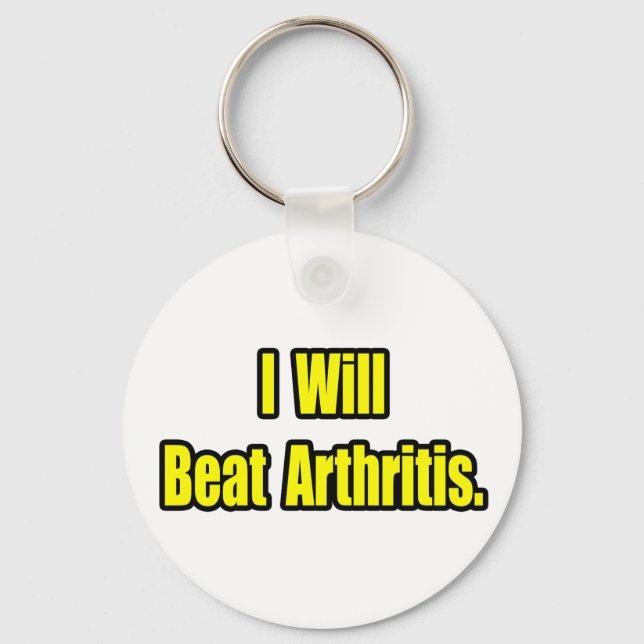 Llavero Voy a vencer a la artritis (Anverso)