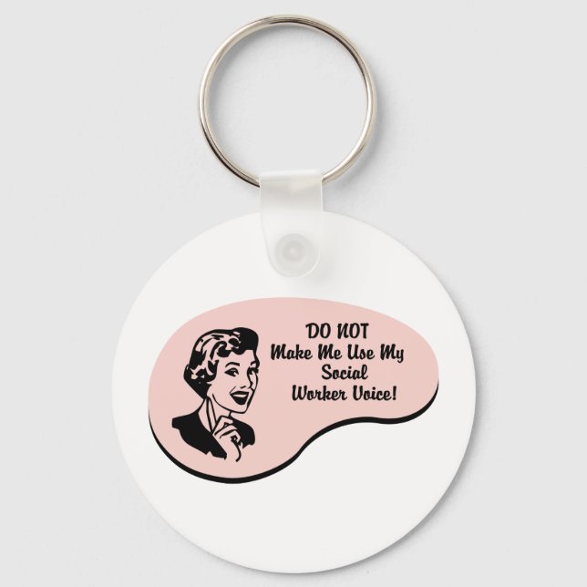 Llavero Voz de trabajador social (Anverso)