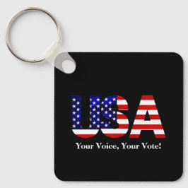 Llavero Voz tu voto Política electoral Estados Unidos