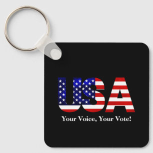 Llavero Voz tu voto Política electoral Estados Unidos