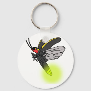 Llavero vuelo 2 del insecto de relámpago encendido