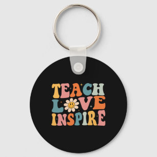 Llavero Vuelta al cole Enseña Amor Inspira Retro Profesore