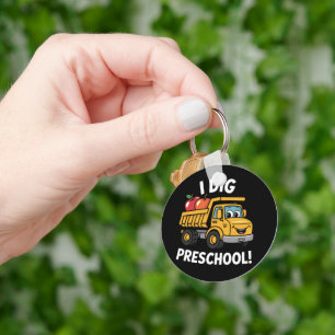 Llavero Vuelta al cole Me encanta el camión de volteo pree
