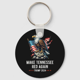 Llavero Vuelve a hacer águila republicana roja Tennessee T