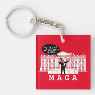 Llavero Vuelve Trump 2024 Whitehouse ULTRA MAGA