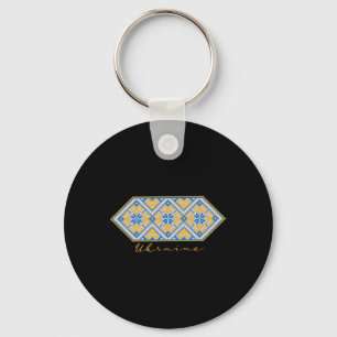 Llavero Vyshyvanka ucraniana ornamento tradicional de Ukr