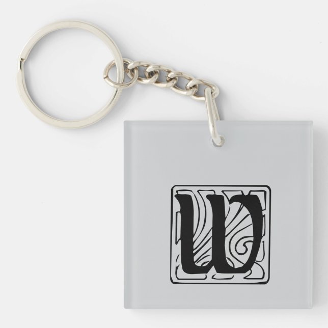 Llavero W Monogramm schwarz (Frente)