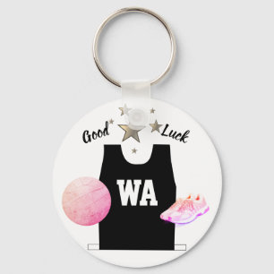 Llavero WA Wing Attack Netball Good Luck Keyring