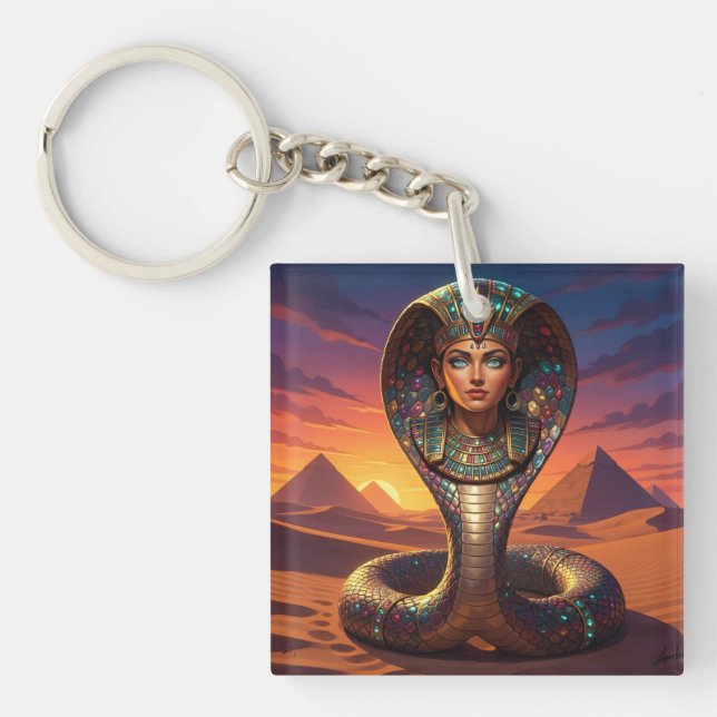 Llavero Wadjet – Egyptian Cobra Goddess´7 (Frente)