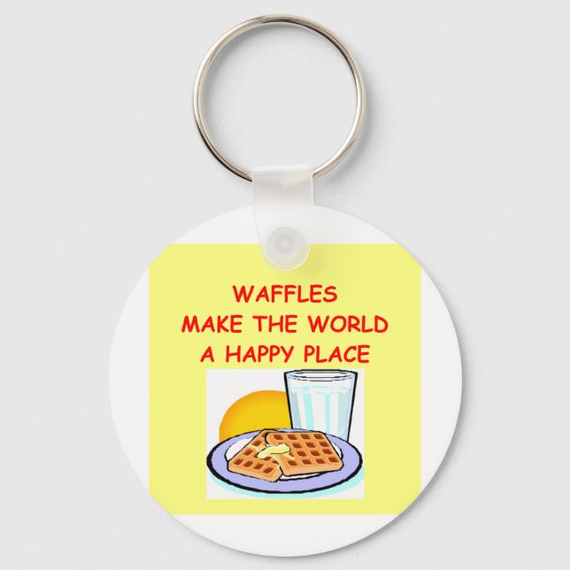 Llavero waffles (Anverso)