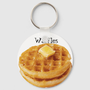 Llavero Waffles Keychain