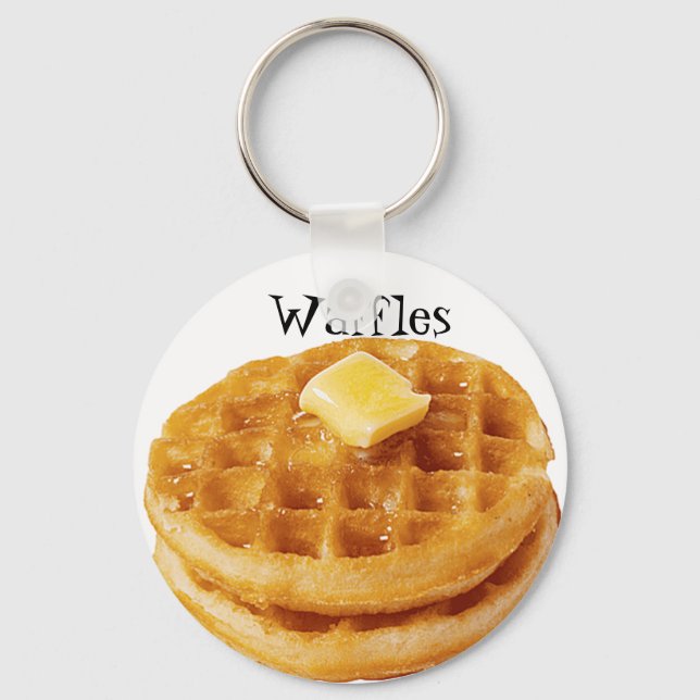 Llavero Waffles Keychain (Anverso)