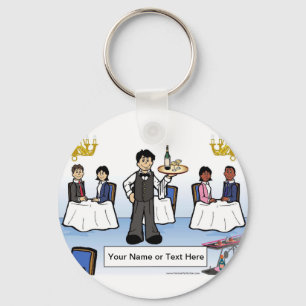 Llavero Waiter, Personalizado de Comedor Formal