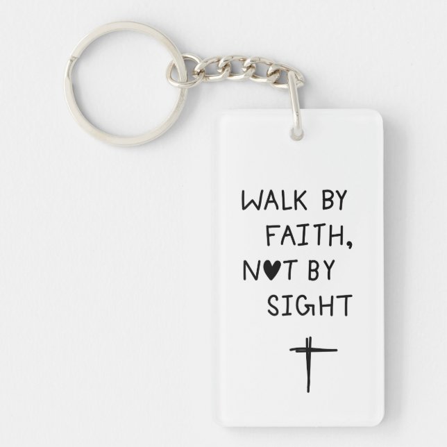 Llavero Walk by faith not by sight  (Frente)