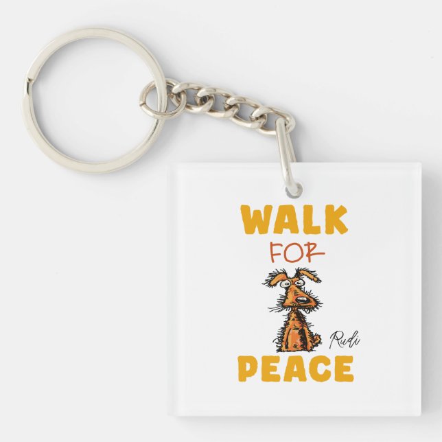 Llavero walk for peace  (Frente)
