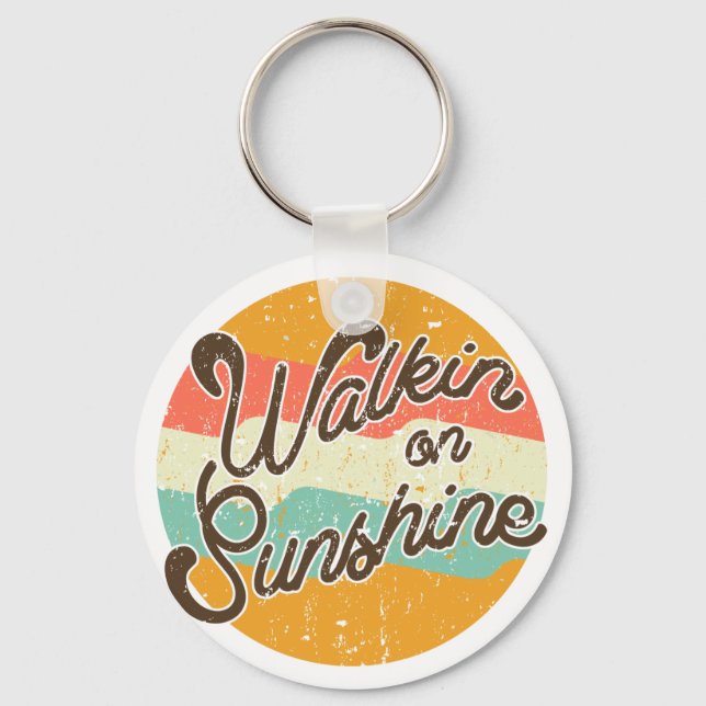 Llavero Walkin on Sunshine Retro (Anverso)