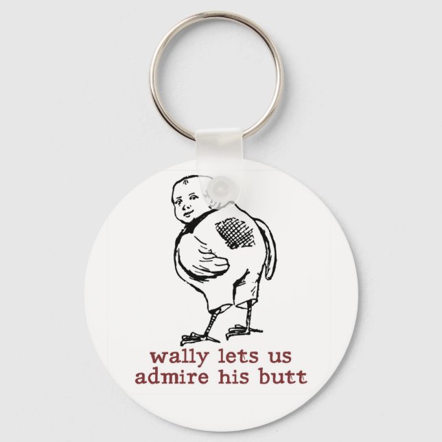 Llavero Wally's Butt Keychain (Anverso)