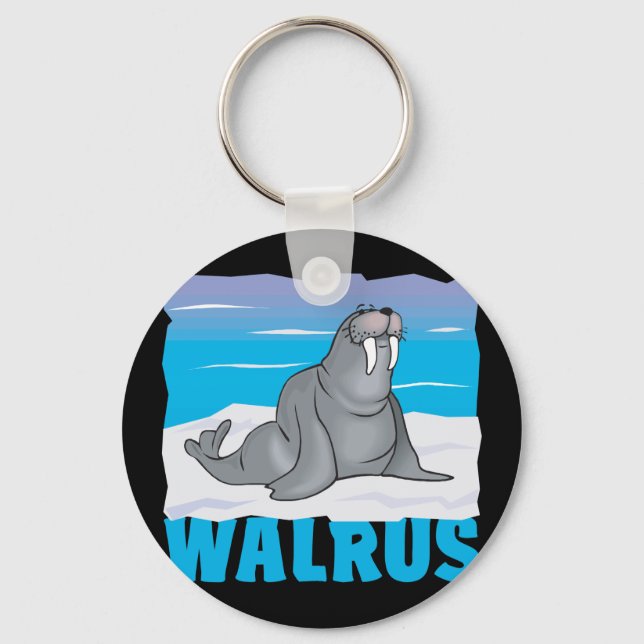 Llavero Walrus amigable con los niños (Anverso)
