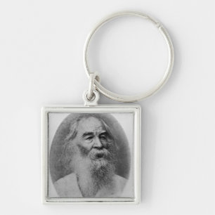 Llavero Walt Whitman, fotografiado en 1889