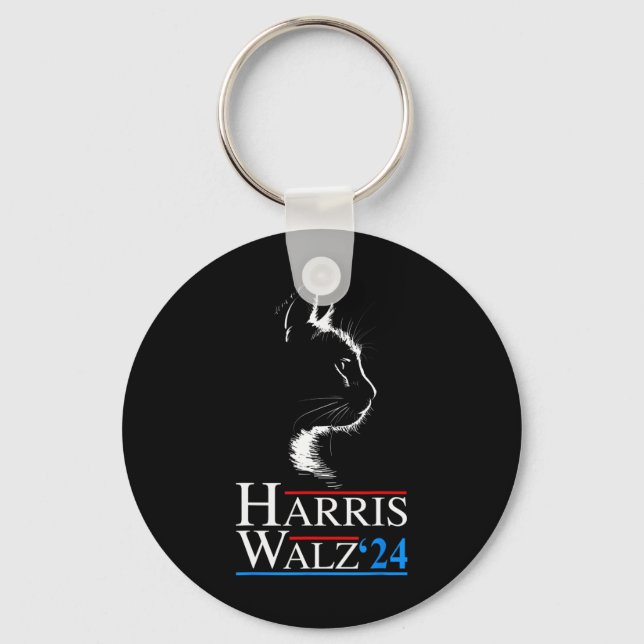 Llavero Waltz 2024 Cat Election Kamala Harris Tim Walz 202 (Anverso)