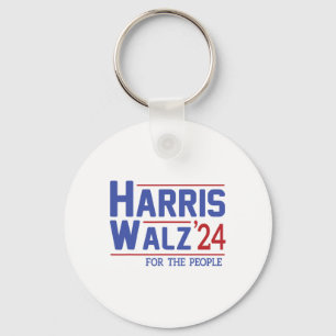 Llavero Walz 2024 Bandera estadounidense Kamala Harris Wa