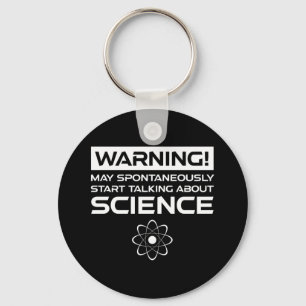 Llavero Warning! May Start Talking About Science