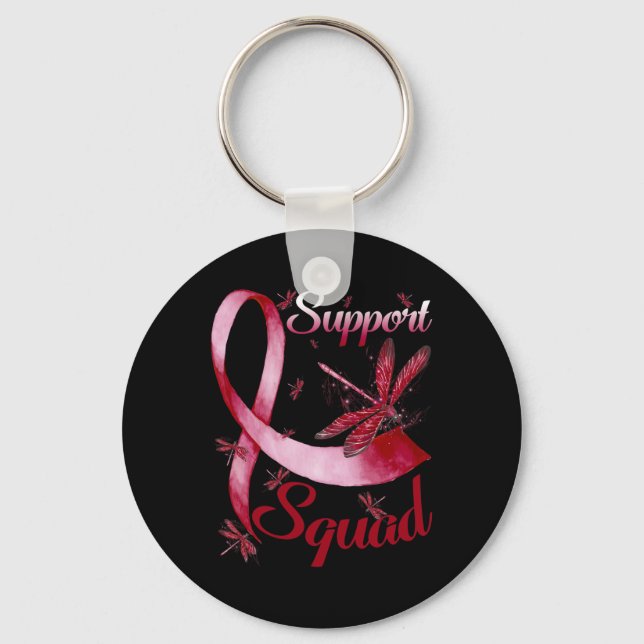 Llavero Warrier Support Squad Dragonfly Aneurysm Awa (Anverso)