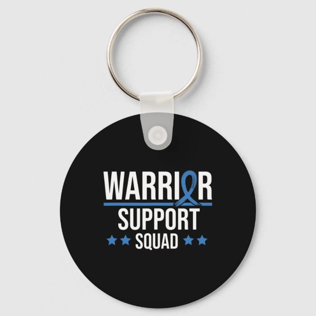 Llavero Warrior Support Squad Diabetes Awareness  (Anverso)