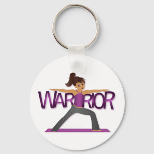 Llavero Warrior Yoga Chica Keychain
