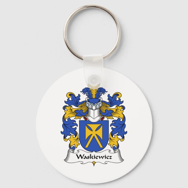 Llavero Waskiewicz Family Crest (Anverso)