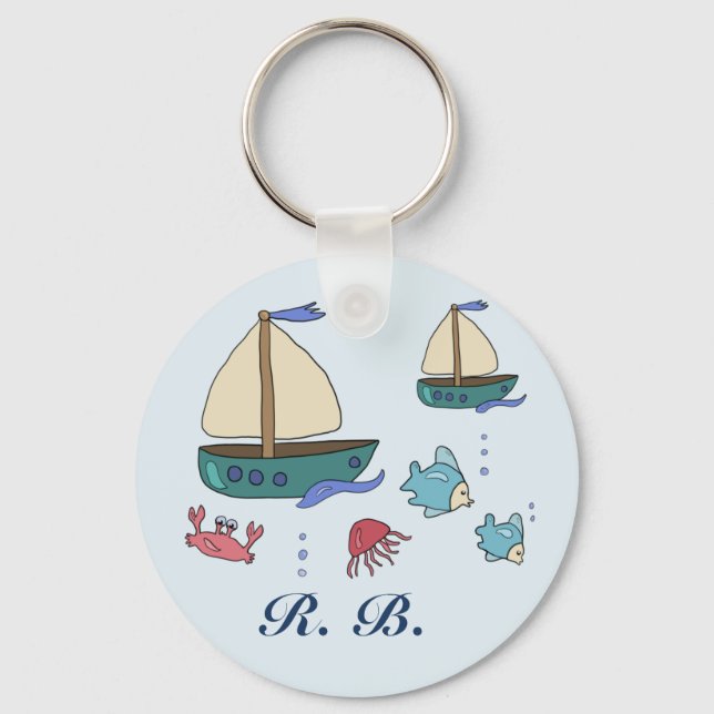 Llavero Wasserbild personalisiert (Anverso)