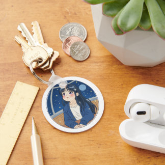 Llavero Watching the stars at the planetarium