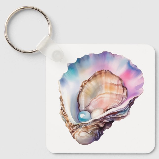 Llavero Watercolor Oyster (Anverso)