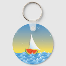 Llavero Watermelon Sailboat