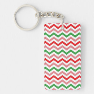 Llavero Watermelon Summer Zigzag Stripes Pattern-56209