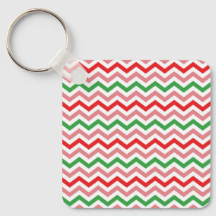 Llavero Watermelon Summer Zigzag Stripes Pattern-56209