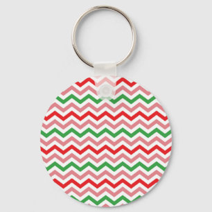 Llavero Watermelon Summer Zigzag Stripes Pattern-56209