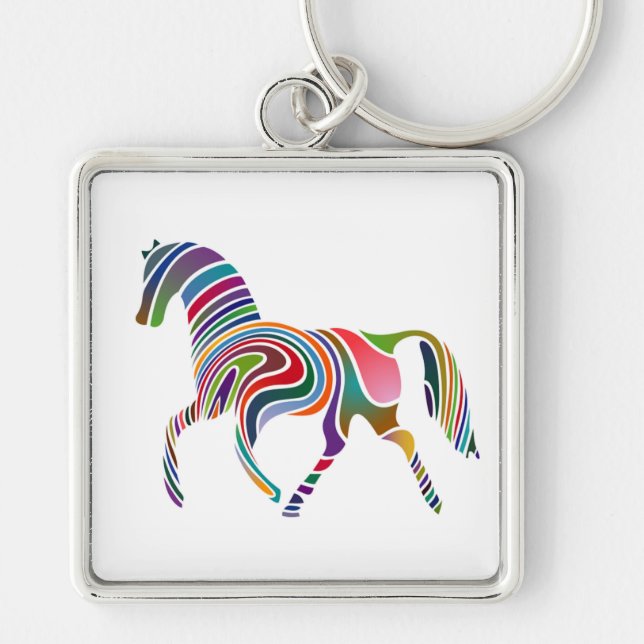 LLAVERO WAVY RAINBOW HORSE (Frente)