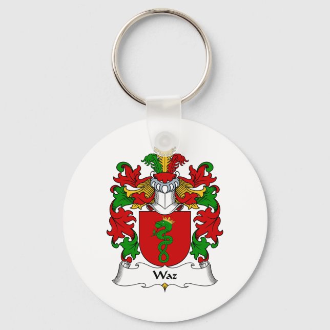 Llavero Waz Family Crest (Anverso)