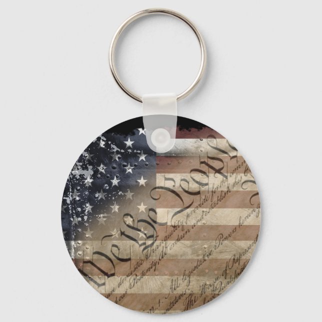 Llavero We The People American Flag Keychain (Anverso)