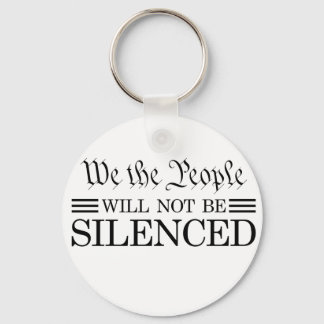Llavero We The People Will Not Be Silenced