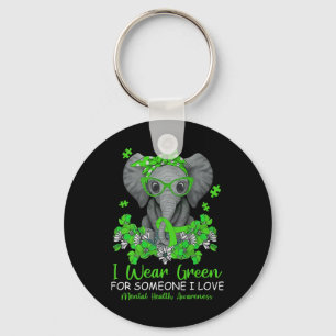 Llavero Wear Green For Mental Health Awareness Elep