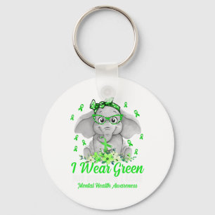 Llavero Wear Green For Mental Health Awareness Elep